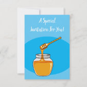 ハニーマンガイラストレーション 招待状 (裏面)