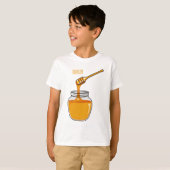 ハニーマンガイラストレーション Tシャツ (正面フル)