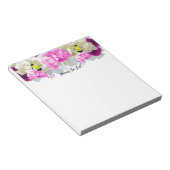 ハニーミツバチと花ハニーリストメモ帳 ノートパッド (アングル)