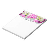 ハニーミツバチと花ハニーリストメモ帳 ノートパッド (回転)