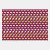 ハニーミツバチデザイン包装紙 ラッピングペーパーシート (正面3)