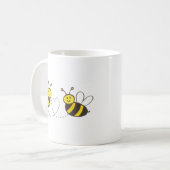 ハニーミツバチ(ハート) コーヒーマグカップ (正面左)