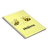 ハニーミツバチ(ハート) ノートブック (右側)