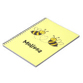 ハニーミツバチ(ハート) ノートブック (左側)