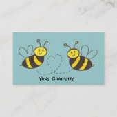 ハニーミツバチ(ハート) 名刺 (裏面)
