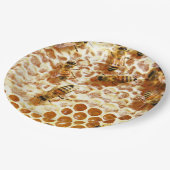 ハニーミツバチ ペーパープレート (アングル)