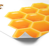 ハニーミニマル（昆虫）マルハナバチボーイ赤ちゃんシャワーへようこそ ポスター (角)