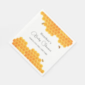 ハニーミニマル(昆虫)マルハナバチボーイ赤ちゃんシャワー スタンダードランチョンナプキン (角)