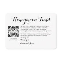 ハニームーンのリクエストを記載した結婚式カード