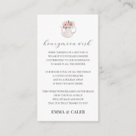 ハニームーンウィッシュファンド同封カード エンクロージャーカード