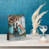 ハニームーンカップル写真記念品 フォトプラーク (側面)