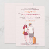 ハニームーンスシャワーの招待状2 招待状 (正面/裏面)