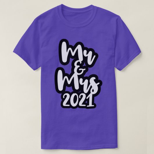 ハニームーンパートナー ウェディング 2021 Tシャツ (デザイン正面)