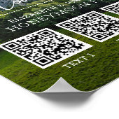 ハニームーン基金 現代 キャッシュQRコード ポスター (角)