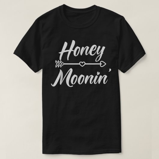 ハニームーン新婚夫婦の結婚式初夜 結婚 Tシャツ (デザイン正面)
