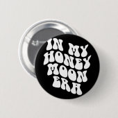 ハニームーン時代 - 結婚式 新婦 新郎 缶バッジ (正面&裏面)