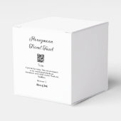 ハニームーン ファンドのQRコードをスキャンして名前を追加 フェイバーボックス (正面サイド)