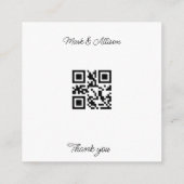 ハニームーン ファンド 請求 QR コード エンクロージャーカード (裏面)