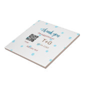 ハニームーン ファンド QRコード カップル名 結婚式 タイル (側面)