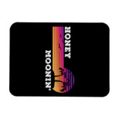 ハニーモオニンビーチハネムーンバケーションメンウィメンズCo マグネット (横)