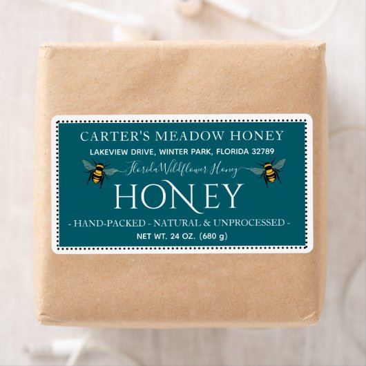 ハニーモダンエレガント製カスタム出荷ラベル ラベル (インサイチュ)