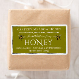 ハニーモダンエレガント製カスタム出荷ラベル ラベル