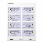 ハニーモダンエレガント製カスタム出荷ラベル ラベル (フルシート)