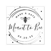 ハニーモダン結婚式の引き出物専用サーキュラー セルフインキングスタンプ (デザイン)