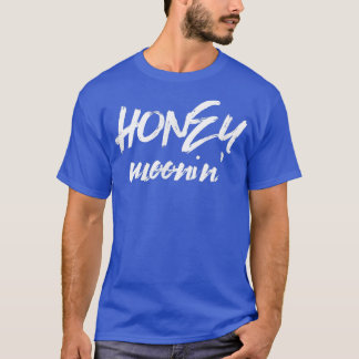 ハニーモニンカップルかわいいハネムーンバケーション Tシャツ