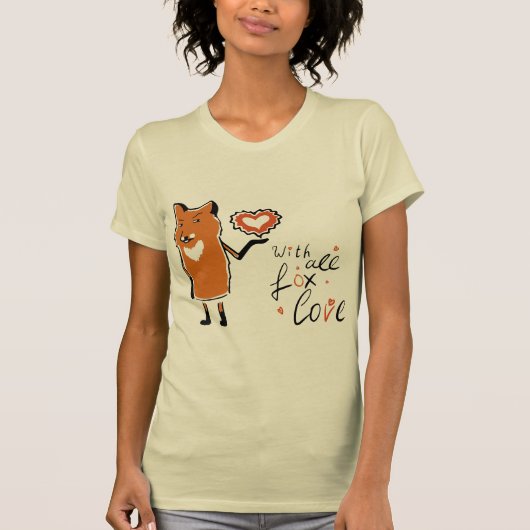 ハニーラバーベアTシャツ - かわいい Tシャツ (正面)