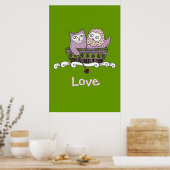 ハニーラブアートポスター ポスター (キッチン)