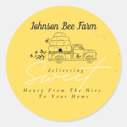 ハニーラベル ラウンドシール (正面)