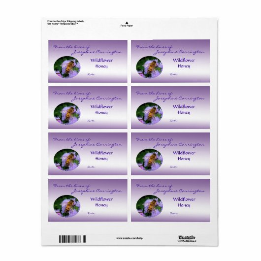 ハニーラベル ラベル (フルシート)