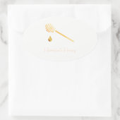 ハニーラベル 楕円形シール (バッグ)