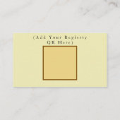 ハニーレジストリカード（個人QRのアップロード） エンクロージャーカード (裏面)