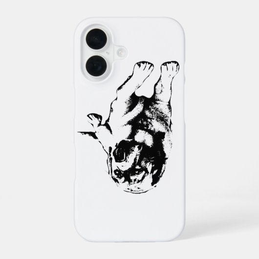 ハニーワームラスカル iPhone 16ケース (裏面)