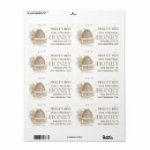 ハニーヴィンテージビーハイブのアピラカスタムルラベル ラベル (フルシート)