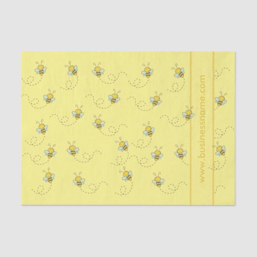 ハニー図解入りの、写真付きのビー 薄葉紙 (正面)