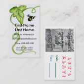 ハニー忙しビーカスタムの写真を呼び出し遊び日カード コーリングカード (正面/裏面)