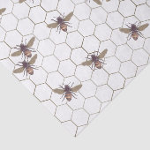 ハニー忙しビーズパターン（の模様が）あるティッシュペーパー 薄葉紙 (詳細)