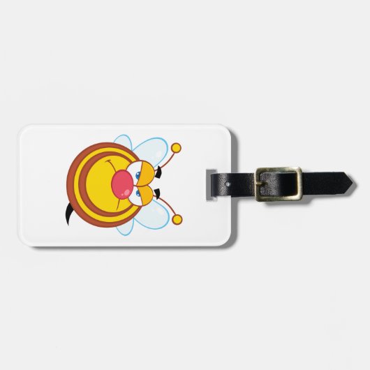 ハニー怒ビーの荷物タグ ラゲッジタグ (正面横)