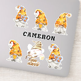 ハニー格言コレクションミツバチ、フローラ、名前の追加8" シール