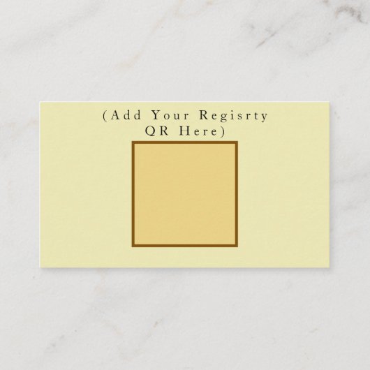 ハニー登録カード（個人のQRコードをアップロード） エンクロージャーカード (裏面)