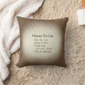 ハニー笑わされるドハニーは文字を追加 クッション (ブランケット)