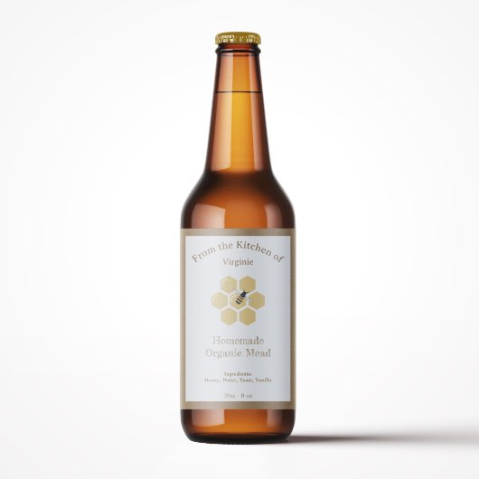 ハニー素朴またはミードボトルラベルシール ワインラベル