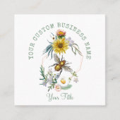 ハニー素朴ビーフローラ スクエア名刺 (正面)