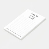 ハニー結婚Dosチェックリスト ポストイット (アングル)