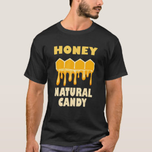 ハニー自然アイロンことわざかわいいミツバチ野生動物 Tシャツ