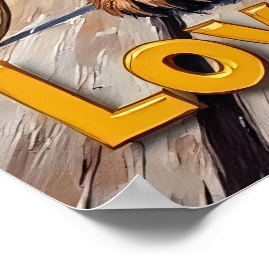 ハニー調和ベア ポスター (角)