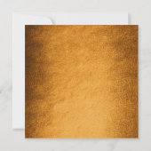 ハニー金ゴールド秋秋ゴールデン葉誕生日 招待状 (裏面)